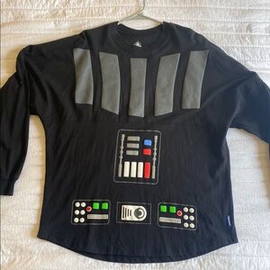 Black Star Wars Long Sleeve Spirit Jersey from Disney Parks
